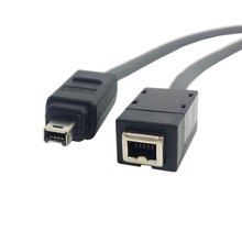 Новый Firewire 400 IEEE 1394 1394A 4Pin мужской и женский свинцовый Удлинительный кабель жила 50 см 2024 - купить недорого