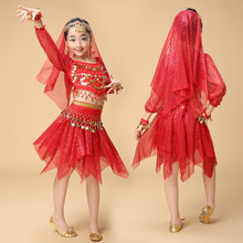 Vestido indio de calidad para niña, ropa Oriental para niños, trajes de danza Oriental, danza del vientre, bailarina 2024 - compra barato