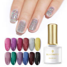 BORN PRETTY  Soak Off Nail Gel Polish Glitter Laser Shiny UV LED Nail Art Gel Varnish 6ml 2024 - buy cheap