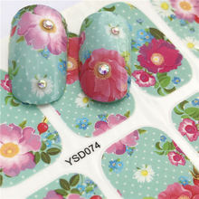 Разнообразные стикеры YWK для ногтевого дизайна серии Beautiful Girl с полным покрытием, переводные наклейки для дизайна ногтей, украшения для ногтей, инструменты для маникюра 2024 - купить недорого