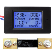 New DC6.5-100V 0-100A LCD Display Digital Current Voltage Power Energy Meter Multimeter Ammeter Voltmeter w/ 100A Current Shunt 2024 - buy cheap