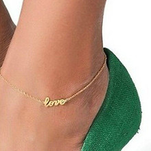 2019 gran oferta moda mujer dama chica bonito amor encanto tobillo pulsera tobillera pie cadena sandalia joyería regalo 2024 - compra barato