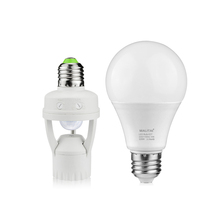 Interruptor inteligente con Sensor de movimiento para iluminación interior, bombilla LED E27 de 220V y 12W para portalámparas, bricolaje, para pasillo y escaleras 2024 - compra barato