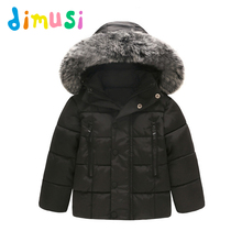 DIMUSI Baby Boys Jacket Autumn Winter Jacket Coat Kids Warm Thick Hooded Children Outerwear Coat Toddler Girl Boy Clothing.EA040 2024 - buy cheap
