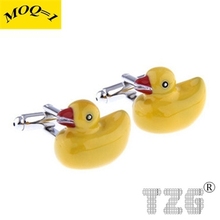 Rubber Duck Cufflink Cuff Link 1 Pair Free Shipping Promotion 2024 - buy cheap