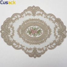 Cusack 29 x 37 cm Lace Applique Trim for Sofa Curtain Towel Bed Cover Trimmings Home Textiles Applique DIY Cloth Polyester Mesh 2024 - buy cheap