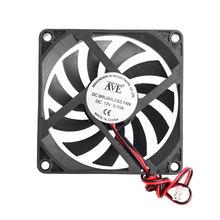 12V 2-Pin 80x80x10mm PC Computer CPU System Heatsink Brushless Cooling Fan 8010 HOT 2024 - buy cheap