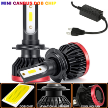 Minibombilla LED Canbus Turbo H7 Para coche, Luces Para coche, 12V, 24V, 6000K, lámpara de Farol automotriz 2024 - compra barato