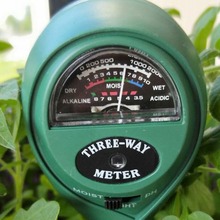 Outdoor Hygrometer Soil PH Meter Moisture Light Meter 3 In 1 PH Detector Analyzer Pointer Soil For Garden Plant Flower Soil 2024 - buy cheap