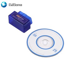 Djsua mini ferramenta de diagnóstico automotivo elm327 obd2 v2.1, scanner para ferramenta de diagnóstico de carro com bluetooth, adaptador obdii, auto scanner, h, 327 v, 2.1 2024 - compre barato