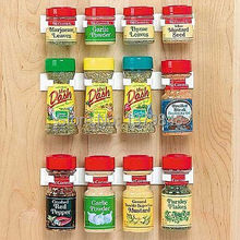 Spice rack de armazenamento rack de parede 12 porta do armário spice clips spice rack cozinha 3 pçs/set 2024 - compre barato