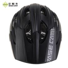 Capacete de bicicleta preto fosco com viseira, respirável, road, mountain bike, mtb ce, barato, mtb 2024 - compre barato