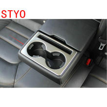 STYO Car Stainless Steel Rear  Cup Holder Cover trim  For 2017-2018 LHD MAZDAS CX-5 CX5 2024 - buy cheap