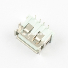 20 шт./партия Тип USB-женской 4 Pin правый угол DIP разъемом 2024 - купить недорого