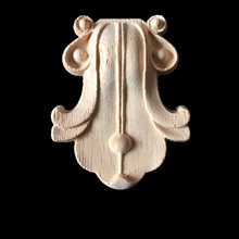 Moldura de madeira sem pintura, decalque de canto entalhado em madeira vintage para decoração de portas e móveis para casa 2024 - compre barato