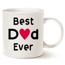 Christmas Gifts Best Dad Coffee Mug - Best Dad Ever - Unique Christmas or Birthday Gifts Idea for Dad Father Papa Daddy Porcelai 2024 - buy cheap