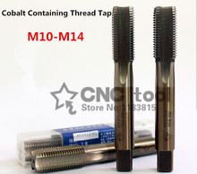 5PCS M10-M14 containing cobalt HSS machine taps straight fluted tap special stainless steel screw tap (M10/M12/M14/M10*1/M12*1) 2024 - buy cheap