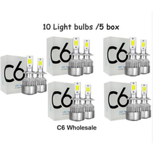 C6-bombilla LED antiniebla para coche, faro delantero de 12V, 880, 881, H7, H4, H27, HB4, HB3, 9012, 9006, H3, H1, H11, H8, H9, H13, venta al por mayor 2024 - compra barato