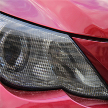 107*30cm Universal Mesh Film Auto Car Headlight Taillight Protect Film Sticker Taillight Fog Lamp Brake Light PVC Black Car Film 2024 - buy cheap