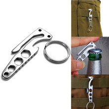 EDC Multi Tool Keychain Pocket Clip Multifunctional Carabiner Hook Camp Hike Mountain Climb Outdoor Hanging Suspension 2024 - buy cheap