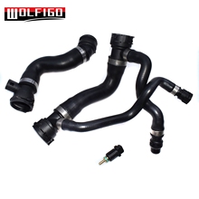 Wolfigo-mangueira e sensor de temperatura para bmw, 3 peças, 525i, 528i, e60, e61, 530i, inferior, superior, termostato, 17127546064,17127521778 2024 - compre barato