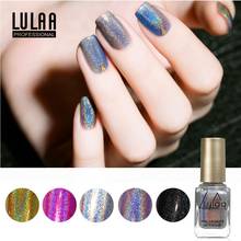 LULAA Mirror Effect Metallic Nail Polish Shiny Mirror Glitter Nail Polish Gorgeous Series Shiny Holographic Laser Nail Art Set 2024 - buy cheap