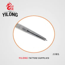 Yilong agulhas de tatuagem série rl 50 peças, melhor qualidade fornecedor de agulhas de tatuagem, forro redondo e frete grátis 2024 - compre barato