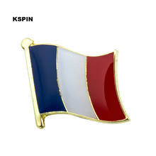 Французский флаг отворот контактный значок штырь 300 шт брошь 20 шт. на лот значки KS-0057 2024 - купить недорого