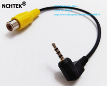 NCHTEK-conector macho a RCA hembra, 2,5mm, Cable adaptador AV, 2,5mm, para entrada de vídeo GPS, envío gratis, 10 Uds. 2024 - compra barato