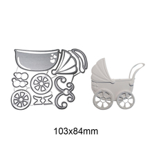 Baby car Metal Cutting Dies photo Album Scrapbooking Decorative Household products Embossing Stencil paper cards 2024 - buy cheap