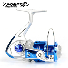 Yumoshi Fishing Reel Carp Spinning Reel Carbon Front 1000-7000 series pesca 5.5:1 12BB Spool Sea Boat Reel 2024 - buy cheap