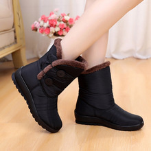 Snow Boots 2018 Brand Women Winter Boots Mother Shoes Antiskid Waterproof Flexible Women Fashion Casual Boots Plus Size 2024 - buy cheap