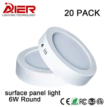 2014 new 6w led panel light surface mounted AC85-265V free shipping 2024 - buy cheap