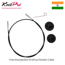 KnitPro Interchangeable Knitting Needle Cable Color Black 2024 - buy cheap