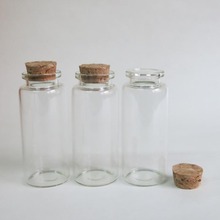 Garrafa de vidro vazia com rolha 30x30ml, frasco de vidro 30x70*17mm para armazenamento de artesanato recipiente de vidro rolha vazio 2024 - compre barato