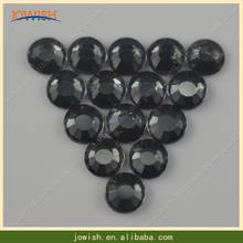 SS30 черные бриллианты, оптовая продажа, Свободные корейские стразы, 50 штук в упаковке, плоские черные кристаллы стразы, стеклянные стразы горячей фиксации для платья 2024 - купить недорого