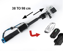 GoPro Remote Pole 98cm Handheld Monopod With WIFI Remote Housing And Tripod Mount Adapter For Gopro Hero 4 3+/3/2 Sport Camera 2024 - buy cheap