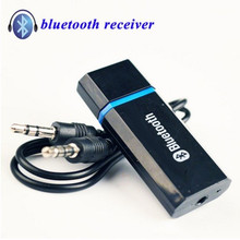 New!!Portable 3.5mm AUX Dongle USB Wireless Bluetooth Car Kit Music Audio Receiver Adapter A2DP with Audio Cable for Speakers 2024 - buy cheap