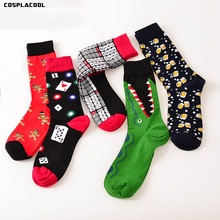 [COSPLACOOL]Warm harajuku socks women cartoon sweater seasons funny socks Japan calcetines soft meias cotton cute meias 2024 - buy cheap