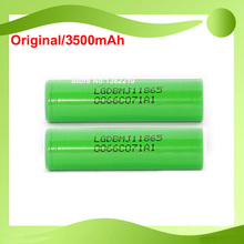 Free shipping!!20PCS/LOT Word Record 18650 3.6V inr18650 MJ1 3500mAh 10A discharge battery for LG mj1 2024 - buy cheap