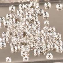13 colors AAA white Color Crystal Rhinestone Rondelle Spacer Beads For Jewelry Handmade 100Pcs 6mm SG006MX 2024 - buy cheap