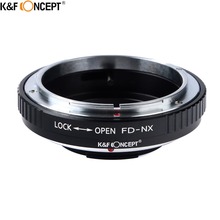 Кольцо-адаптер для объектива камеры K & F CONCEPT, кольцо-адаптер для Canon FD, Крепление объектива для Samsung NX, корпус камеры из латуни и алюминия 2024 - купить недорого