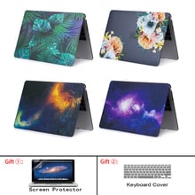 Funda de mármol mate para portátil MacBook Air Retina Pro, 11, 12, 13,3, 15, nueva funda Pro 13, 15,4 pulgadas con barra táctil ID 13, A1932 + regalo 2024 - compra barato