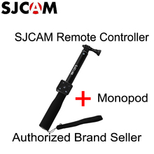 SJCAM-mando a distancia inteligente RF + monopié autoadherente SJCAM para Cámaras Deportivas A10 M20 SJ6 SJ7 Star SJ8 Series 2024 - compra barato