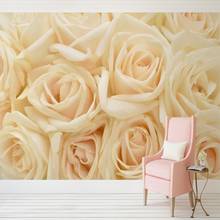 3D photo wallpaper 3D sofa TV background wall rose petals wallpaper bedroom living room hotel restaurant wallpaper mural 2024 - buy cheap