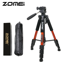 Zomei-tripé de câmera profissional dobrável, 55 polegadas, portátil, leve, para viagem, para canon, nikon, sony, dslr 2024 - compre barato