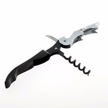 Cork Screw Corkscrew MultiFunction Wine Bottle Cap Opener With Plastic Handle Kitchen Tools 1Pc Professional Stainless Steel 2024 - buy cheap