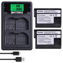 Paquete de 2 baterías EN-EL15 ENEL15, cargador Dual USB LCD con puerto tipo C para Nikon D600, D610, D600E, D800, D800E, D810, D7000, D7100,Z6, Z7 2024 - compra barato