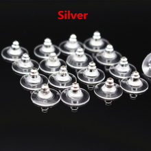 500 Pcs/Lot High-quality 11X6MM Gold,Silver,Bronze,Nickel Plated  Plastic and Copper Back Earring Stoppers 2024 - buy cheap