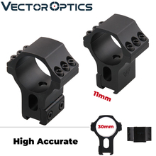 Vector Optics 1.5" High Profile Dovetail 11mm Rings Mounts Fits 30mm Riflescope With 6 Bolts Extreme Precision Accurate Reliable 2024 - buy cheap